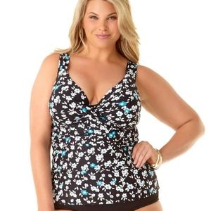 Anne Cole BEAUTIFUL BUNCHES TWIST FRONT TANKINI